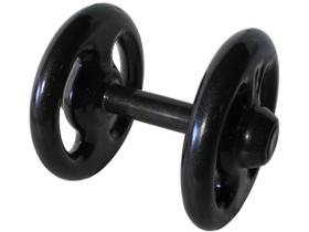 Dumbbell Emborrachado Treinamento Funcional Academia 10Kg