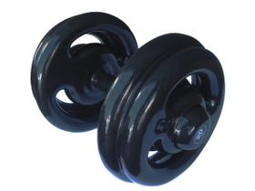 Dumbbell Emborrachado Treinamento Funcional Academia 20Kg