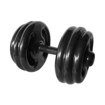 Dumbbell Emborrachado Treinamento Funcional Academia 30Kg
