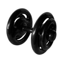 Dumbbell Emborrachado Treinamento Funcional Musculação 18kg Preto Anilhas Fitness Dumbbell Emborrachado Treinamento Funcional Musculação 18kg Preto Anilhas Fitness