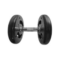 Dumbbell Injetado com Pegada Cromada Academia Fitness 8kg Dumbbell Injetado com Pegada Cromada Academia Fitness 8kg