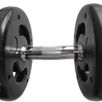 Dumbbell Injetado Com Pegada Cromada Academia Fitness 8kg