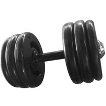 Dumbbell Injetado Pegada Emborrachada Academia Fitness 22kg