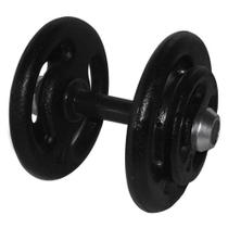 Dumbbell Pintado Pegada Emborrachada Academia Fitness 14kg Dumbbell Pintado Pegada Emborrachada Academia Fitness 14kg