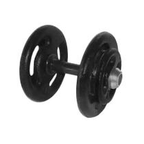 Dumbbell Pintado Pegada Emborrachada Academia Fitness 16kg Dumbbell Pintado Pegada Emborrachada Academia Fitness 16kg