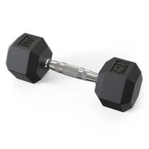 Dumbbell Sextavado Emborrachado - 05kg