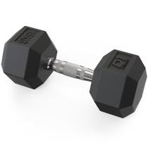 Dumbbell Sextavado Emborrachado - 15kg