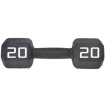 Dumbbell Sextavado Revestido Texturizado 20kg Rythmoon Dumbbell Sextavado Revestido Texturizado 20kg Rythmoon