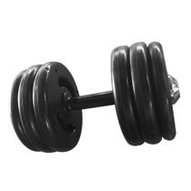 Dumbell Injetado Pegada Emborrachada Academia Fitness 20kg