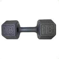 Dumbell Sextavado de Ferro Fundido Pintado - 18 Kg Dumbell Sextavado de Ferro Fundido Pintado - 18 Kg