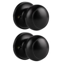 Dummy Knobs Probrico Matte Black Finish French Door, pacote com 2