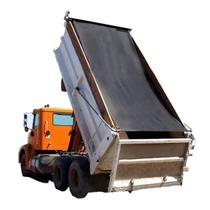 Dump Truck Mesh Tarp leaveshade 2,4 m x 7,3 m Heavy Duty Black