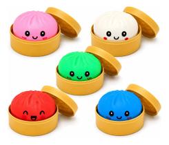 Dumpling Squishy Viral Bolinho Surpresa Pãozinho Antiestress Dumpling Squishy Viral Bolinho Surpresa Pãozinho Antiestress