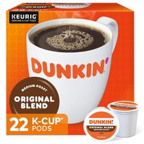Dunkin' Café Original Blend Torra Média 22 Cápsulas K-Cup