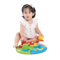 Duo Baby Puzzle Brinquedo Educativo Com 10 Peças De Encaixar E Empilhar - TATETI