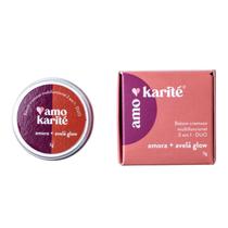 Duo Batom Natural Cremoso Multifuncional 3 em 1 Amora Avela Glow AmoKarité