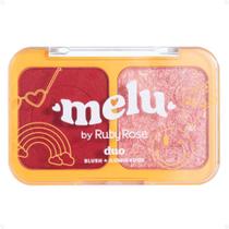 Duo Blush e Iluminador Melu Garden Love Again RR1002-1 Duo Blush e Iluminador Melu Garden Love Again RR1002-1