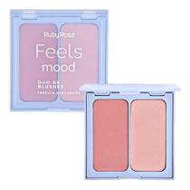 Duo Blush Feels Mood Cor 04 Ruby Rose