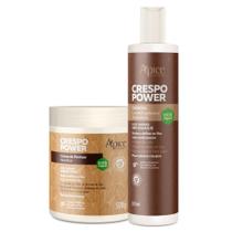 Duo Creme de Pentear e Gelatina Crespo Power 300mL - Apice Cosméticos