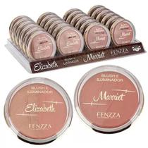 Duo de Blush e Iluminador Elizabeth - Fenzza Cor 1