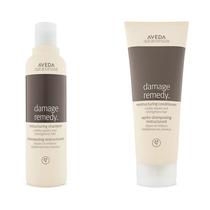 Duo de shampoo e condicionador Aveda Damage Remedy com quinoa