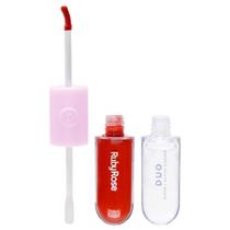 Duo Gloss + Batom Líquido Ruby Rose Cor:D01