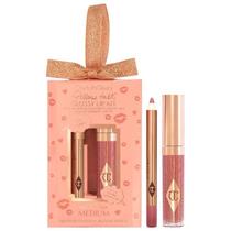 Duo Labial Mini Pillow Talk Glossy Lip Kit EDIÇÃO ESPECIAL NATAL Charlotte Tilbury