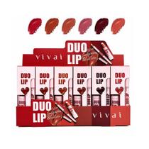 Duo lip lapis labial e batom matte vivai box c/24 un cód.678 Duo lip lapis labial e batom matte vivai box c/24 un cód.678