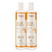 Duo Nutri Waves Shampoo e Condicionador 300mL - Apice Cosméticos