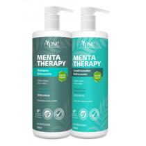 Duo Shampoo e Condicionador Menta Therapy 1L - Apse Cosmetics