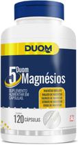 Duom 5 Magnésios Quelato Malato Taurato Citrato Óxido 120 Cápsulas