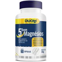 Duom 5 magnésios quelato malato taurato citrato óxido 60 cápsulas - duom Duom 5 magnésios quelato malato taurato citrato óxido 60 cápsulas - duom