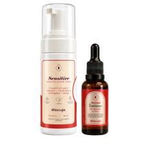 Dupla Alívio e Renovação Íntima, Dita Cuja, Sérum 12 em 1 e Espuma Íntima Sensitive, Pele Sensível Dupla Alívio e Renovação Íntima, Dita Cuja, Sérum 12 em 1 e Espuma Íntima Sensitive, Pele Sensível