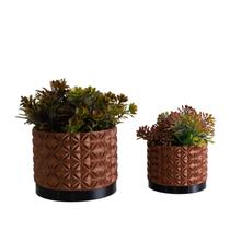 Dupla Cachepot Floral - Realce