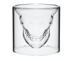 Dupla Copos Caveira Parede Dupla Vidro Boro 75 ml Mimo Style Dupla Copos Caveira Parede Dupla Vidro Boro 75 ml Mimo Style