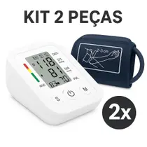 Dupla De Aparelhos Automáticos De Pressão Arterial Digital Portátil