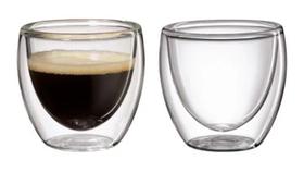 Dupla de Copos para Café Parede Dupla Borossilicato - TCJ1843 Dupla de Copos para Café Parede Dupla Borossilicato - TCJ1843