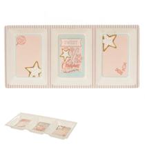 Dupla de petisqueiras c/3 divisões cookies sweet em melamina - 33,7cm