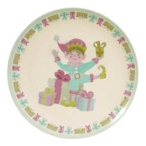 Dupla de pratos sobremesa elfo candy color em melamina - 20cm Dupla de pratos sobremesa elfo candy color em melamina - 20cm