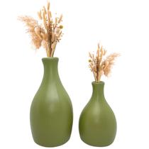 Dupla De Vaso Decorativo Em Ceramica Para Arranjos Casa Sala - OG