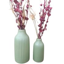 Dupla De Vasos Decorativos Em Ceramica Decoração Sala Casa