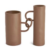 Dupla de vasos em polirresina 26cm
