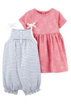 Dupla de Vestido com Romper Menina Flamingo Importado Original