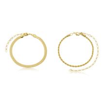 Dupla Essencial Banhado a Ouro (SEMIJOIA)