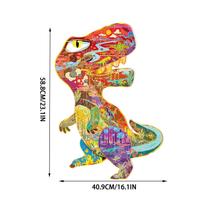 Dupla face pode ser montada Criativa Caixa de presente infantil em formato especial Espessura do quebra-cabeça 2 mm