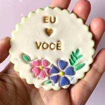 Dupla: Marcador Eu e Você + Marcador Floral - D251179 - Cortadores de Massas
