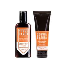 Dupla Sobrebarba - Shampoo e Condicionador de Barba - Light my Fire Dupla Sobrebarba - Shampoo e Condicionador de Barba - Light my Fire