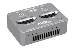 Duplicador de encaixe SSD Cloner USB3.2 20G de compartimento duplo para Mac Win Linux