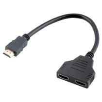 Duplicador Divisor HDMI Y 1 Entrada Macho 2 Saídas Fêmea