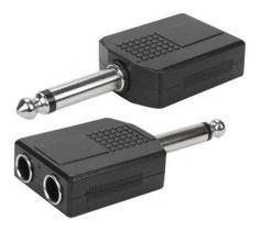 Duplicador p10 para microfone adaptador